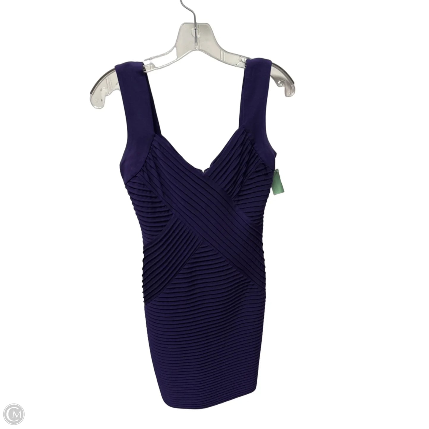 Dress Party Midi By Calvin Klein In Purple, Size: Xs