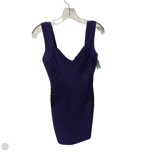 Dress Party Midi By Calvin Klein In Purple, Size: Xs