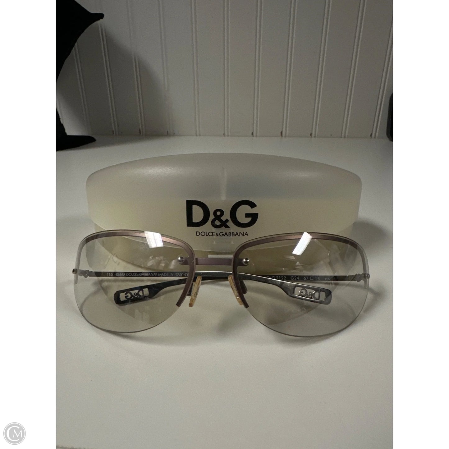 Sunglass Case Luxury Designer By Dolce And Gabbana, Size: Medium