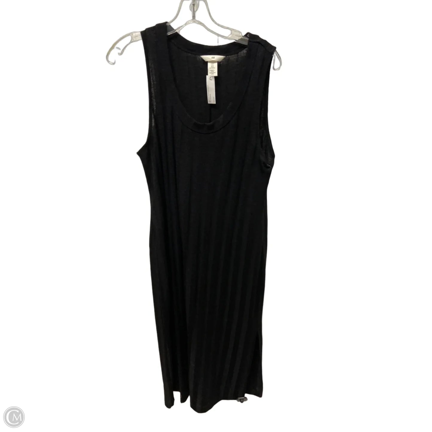 Dress Casual Maxi By H&m In Black, Size: M