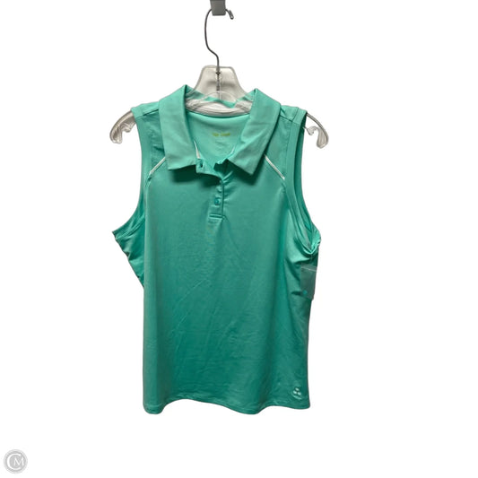 Athletic Tank Top By Tek Gear In Green, Size: L