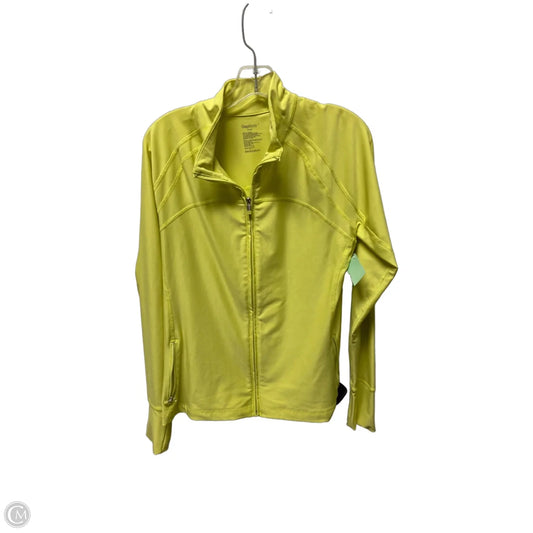 Athletic Jacket By Gap In Green, Size: L