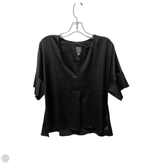 Top Short Sleeve By Worthington In Black, Size: M