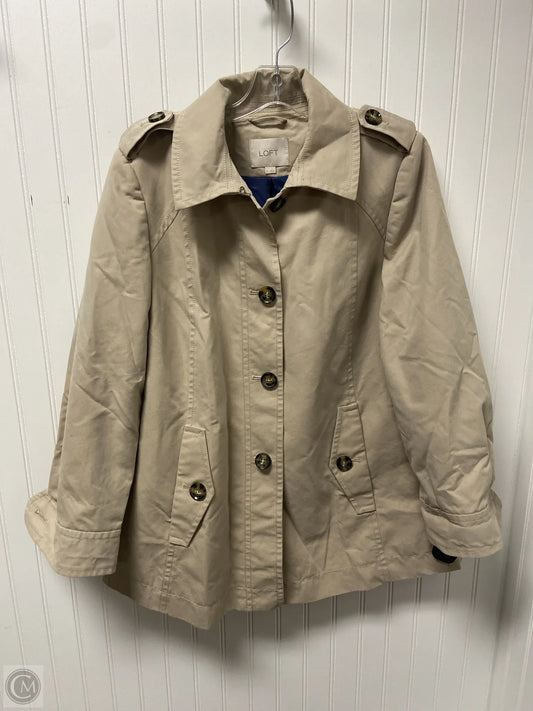 Jacket Utility By Loft In Beige, Size: M