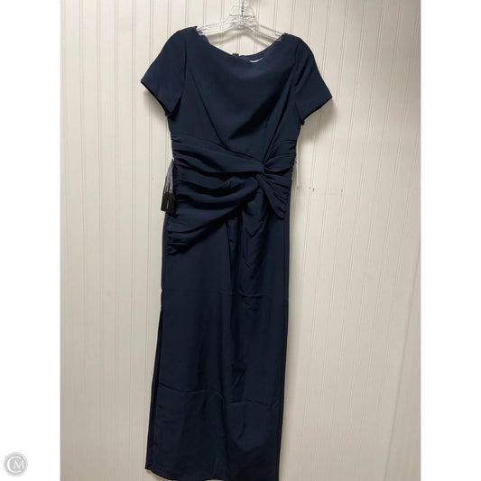 Dress Party Long By Kay Unger In Navy, Size: S