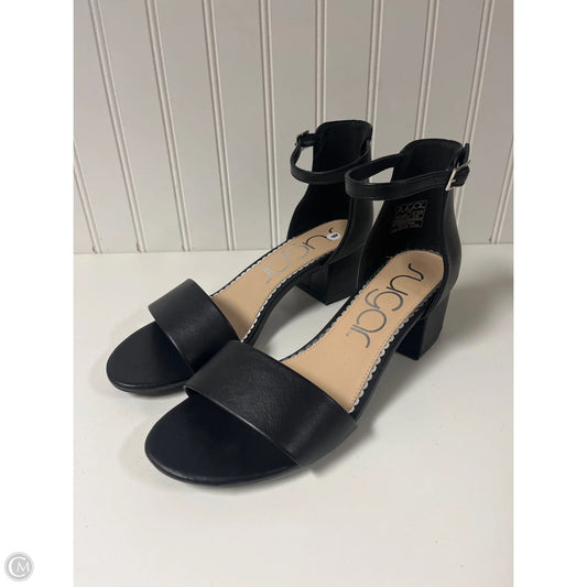 Shoes Heels Block By Sugar In Black, Size: 9