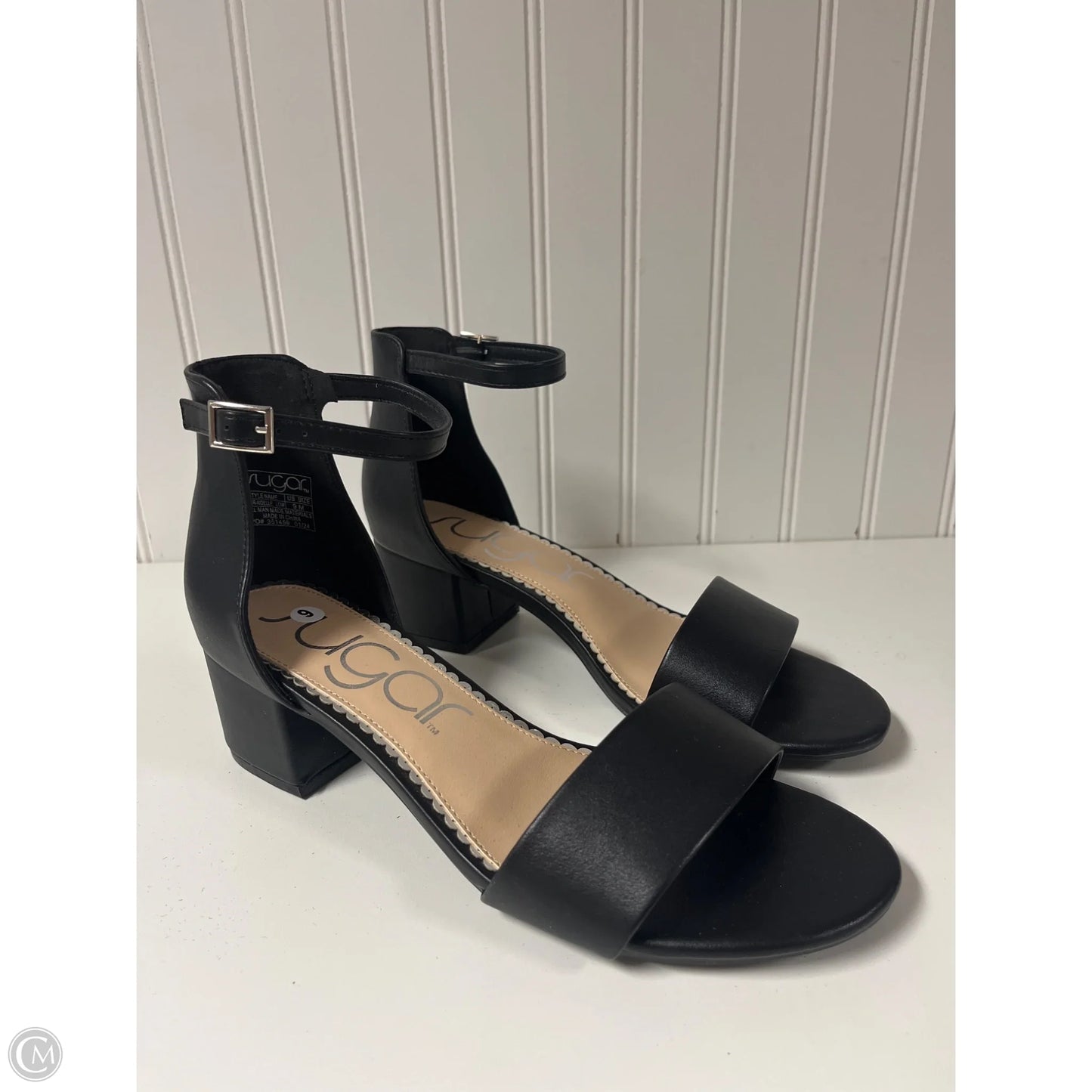 Shoes Heels Block By Sugar In Black, Size: 9