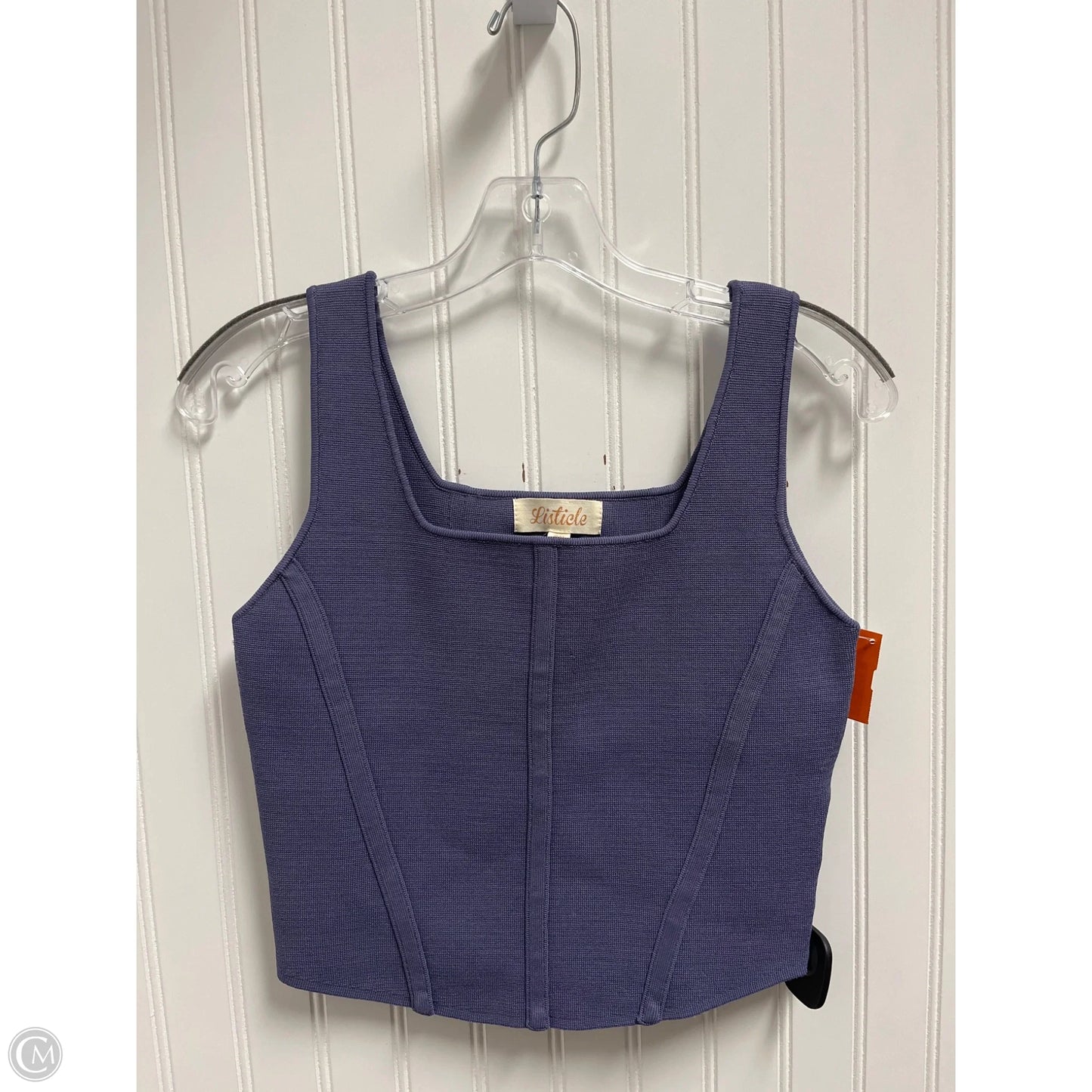 Top Sleeveless By Listicle In Blue, Size: M