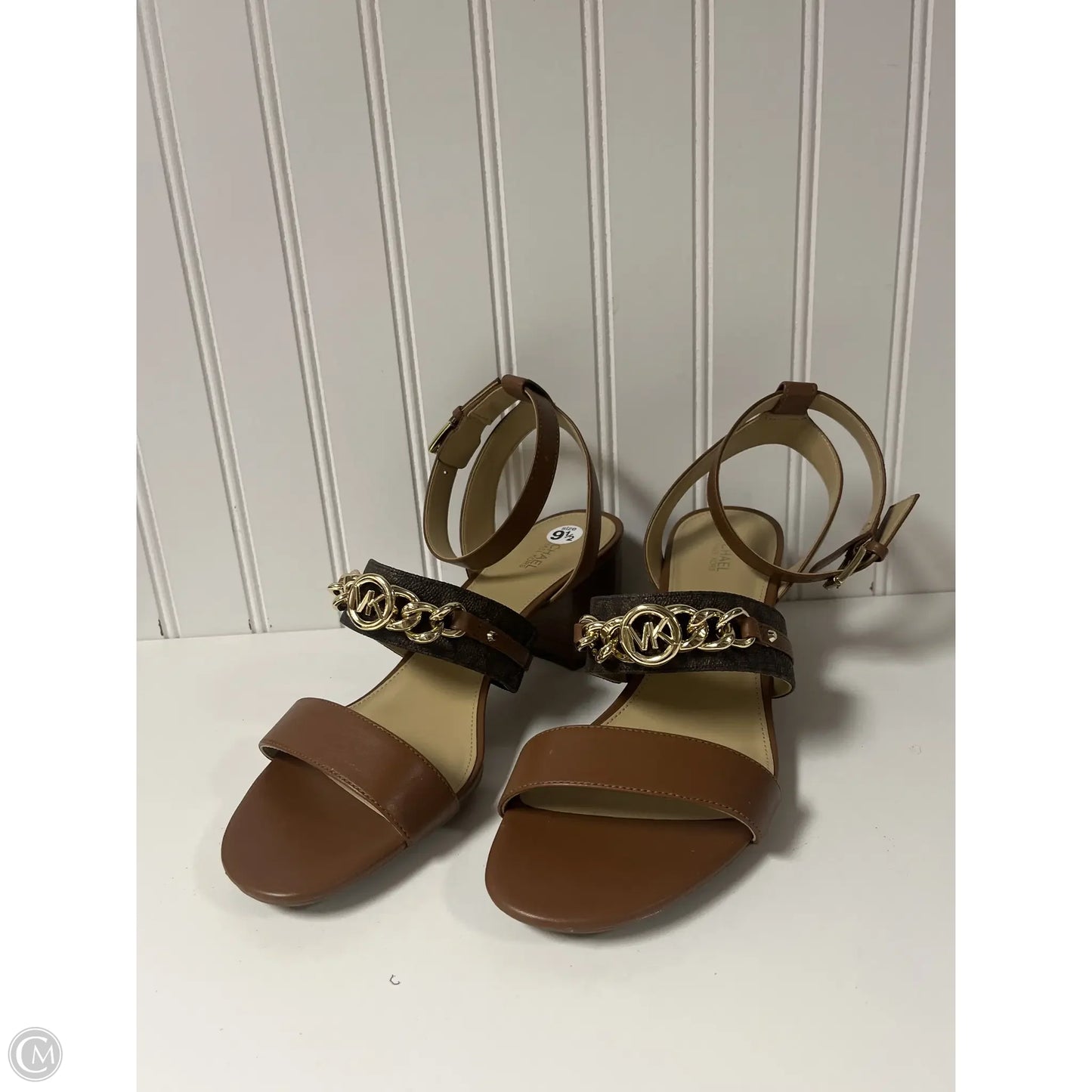 Shoes Heels Block By Michael By Michael Kors In Brown, Size: 9.5