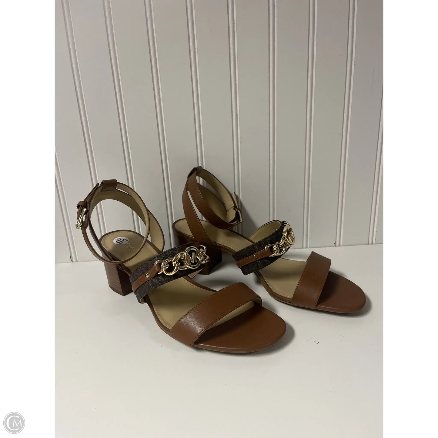 Shoes Heels Block By Michael By Michael Kors In Brown, Size: 9.5