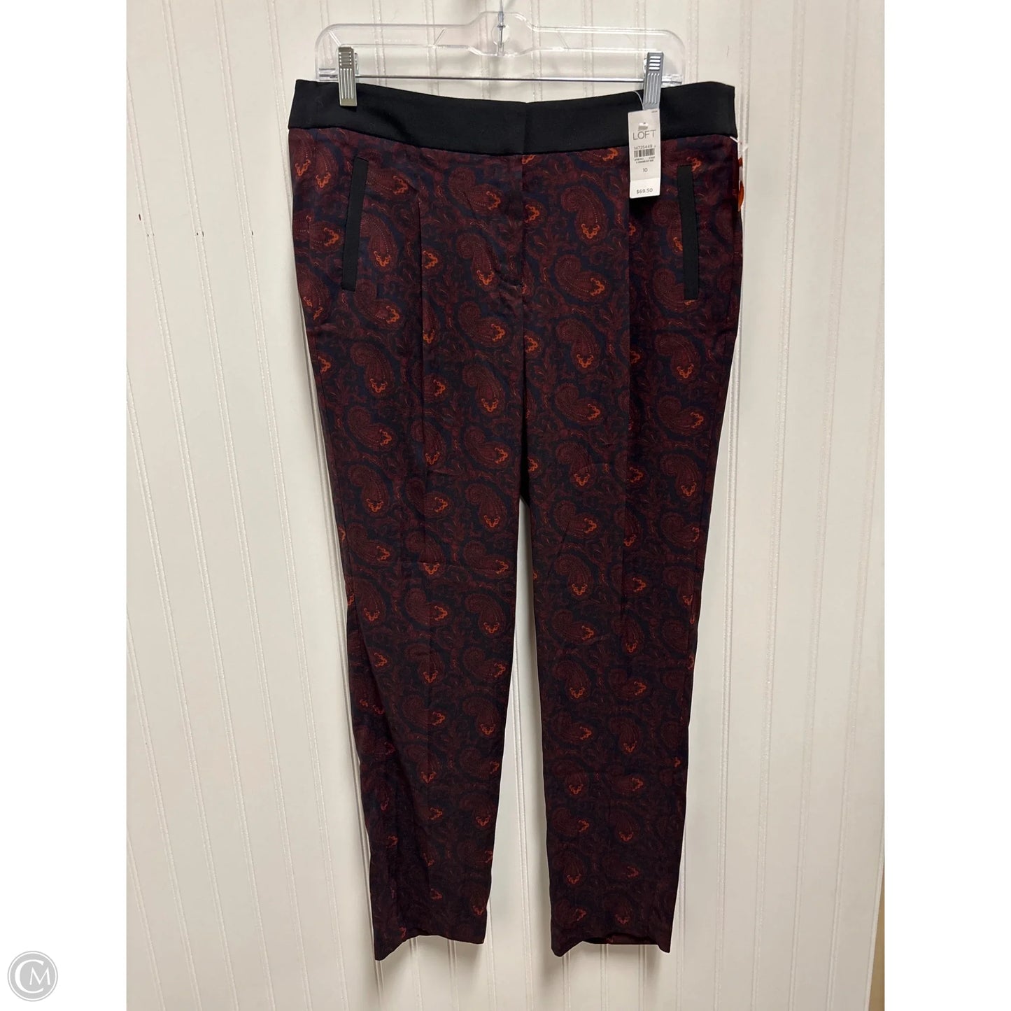 Pants Other By Loft In Paisley Print, Size: 10