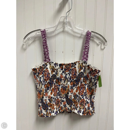 Top Sleeveless By Anthropologie In White, Size: S