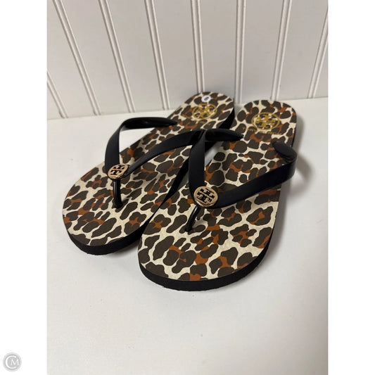 Sandals Designer By Tory Burch In Animal Print, Size: 8