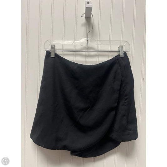 Skort By Japna In Black, Size: 12