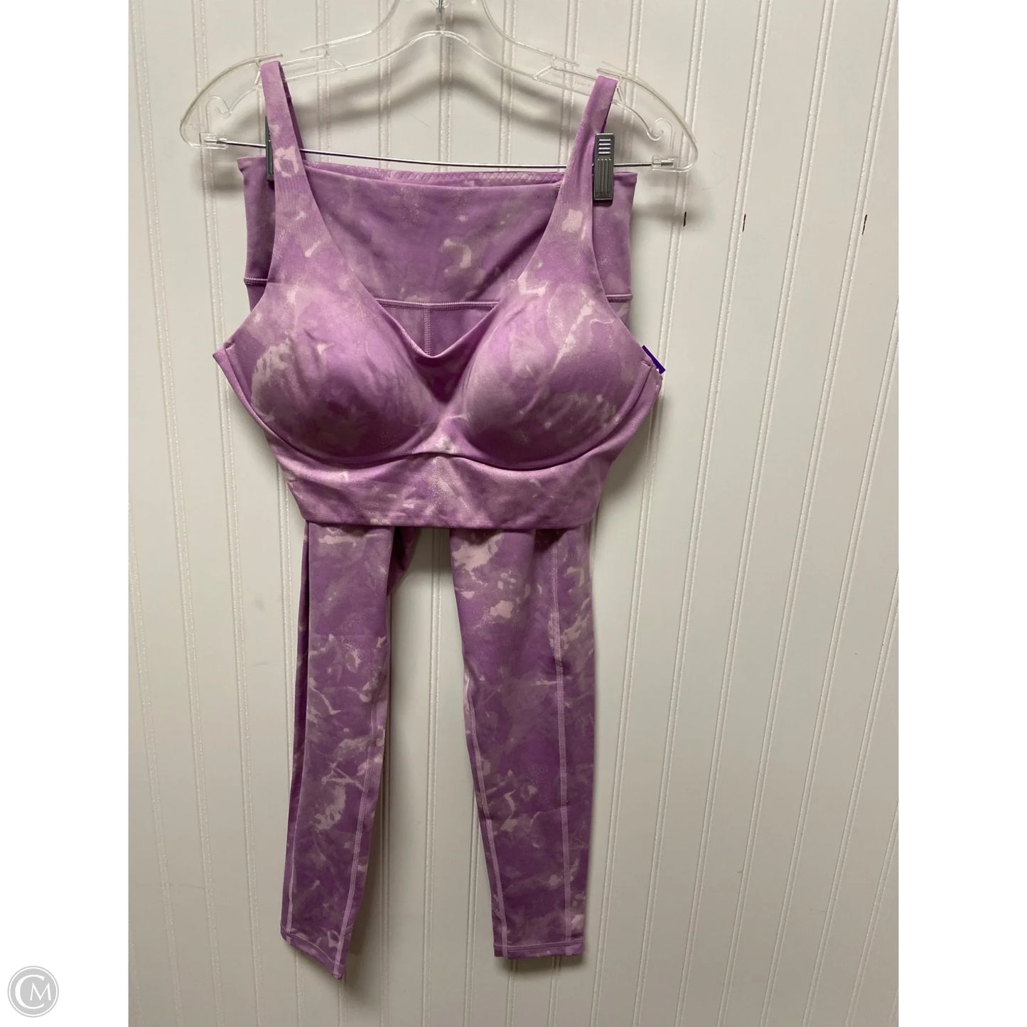 Athletic Pants 2pc By Victorias Secret In Purple, Size: M