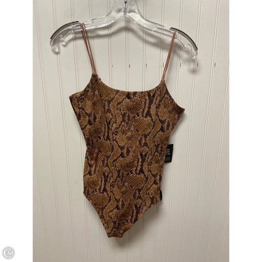 Top Sleeveless By Express In Animal Print, Size: S