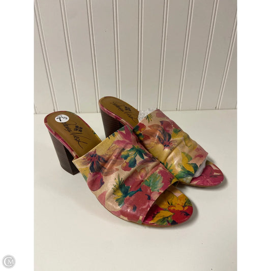 Sandals Designer By Patricia Nash In Brown, Size: 7.5