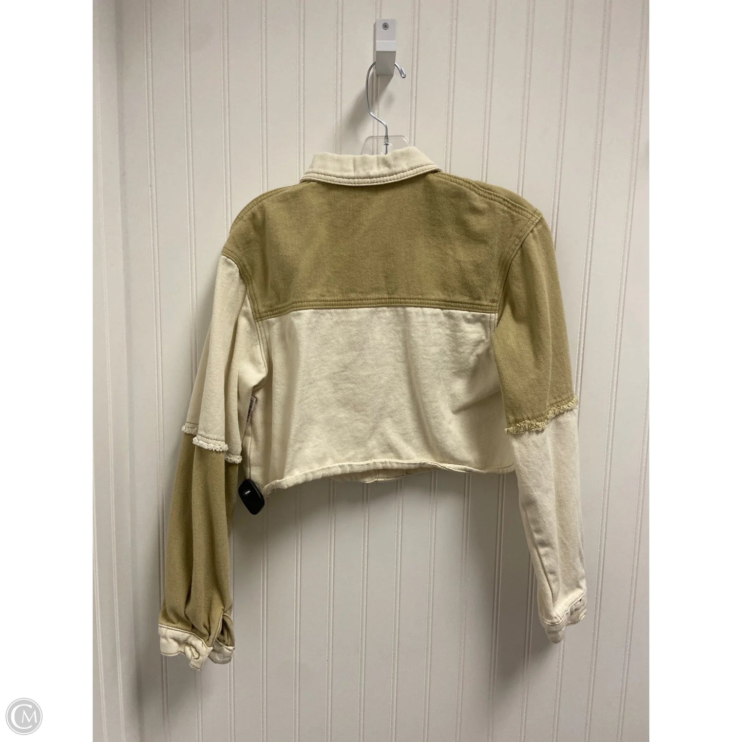 Jacket Denim By Cmc In Beige, Size: S
