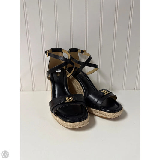 Shoes Heels Wedge By Michael By Michael Kors In Black, Size: 7.5