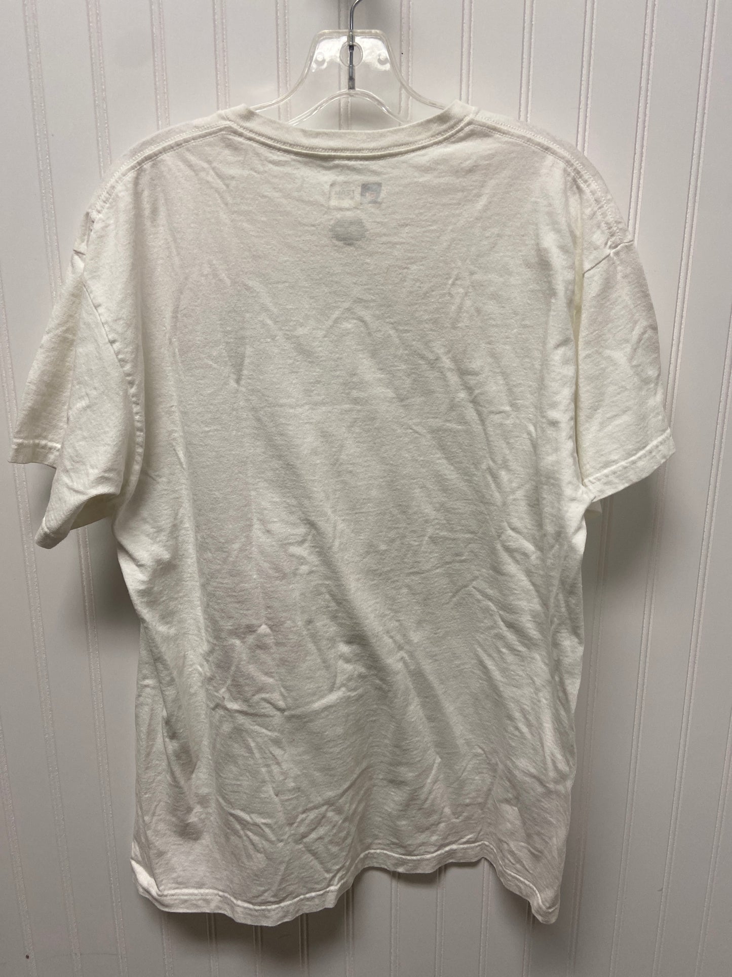 Top Short Sleeve By Nfl In White, Size: L