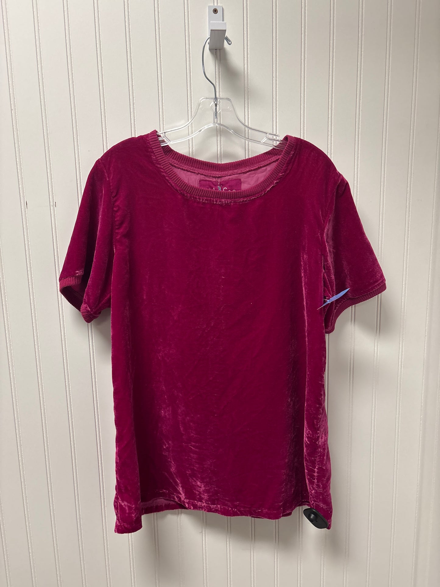 Top Short Sleeve By Clothes Mentor In Pink, Size: S