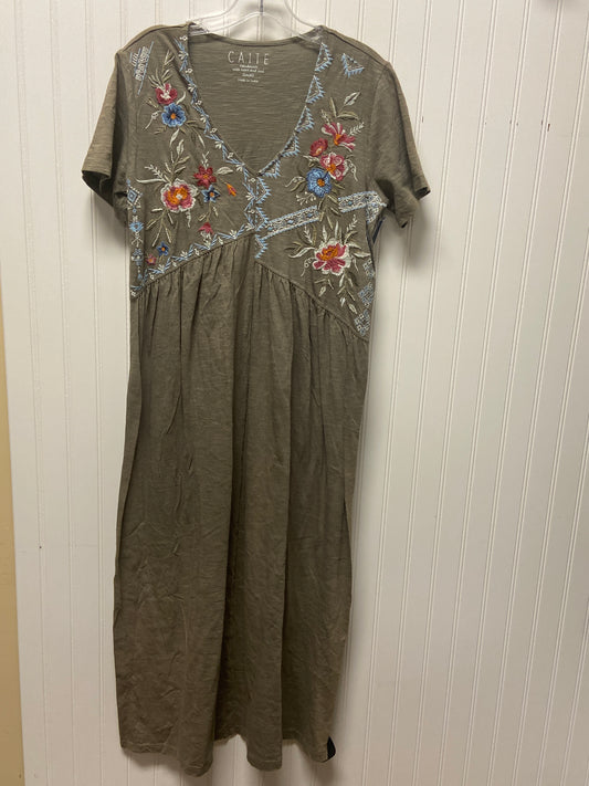 Dress Casual Maxi By Clothes Mentor In Green & Grey, Size: S