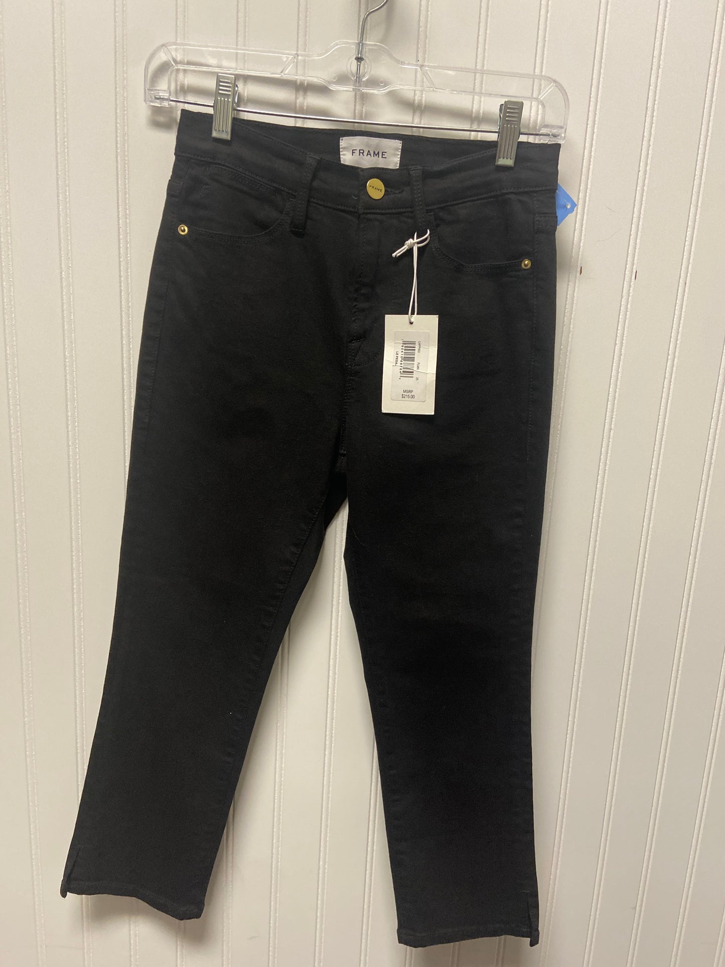 Jeans Straight By Frame In Black, Size: 2