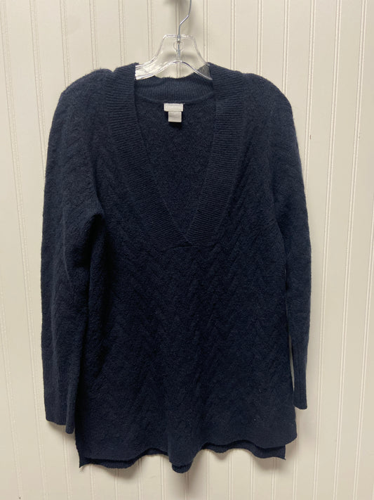 Sweater By Chicos In Navy, Size: S