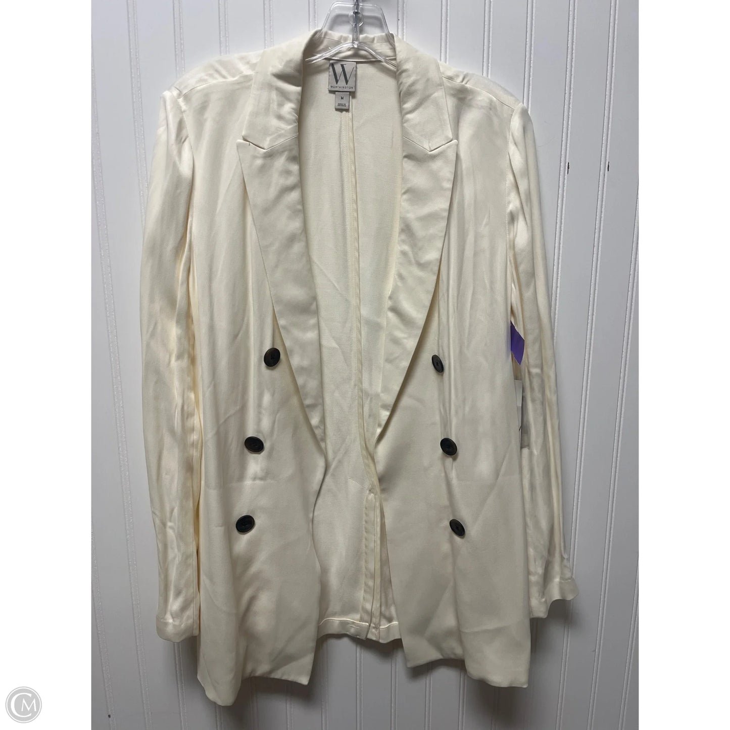Jacket Other By Worthington In Cream, Size: M