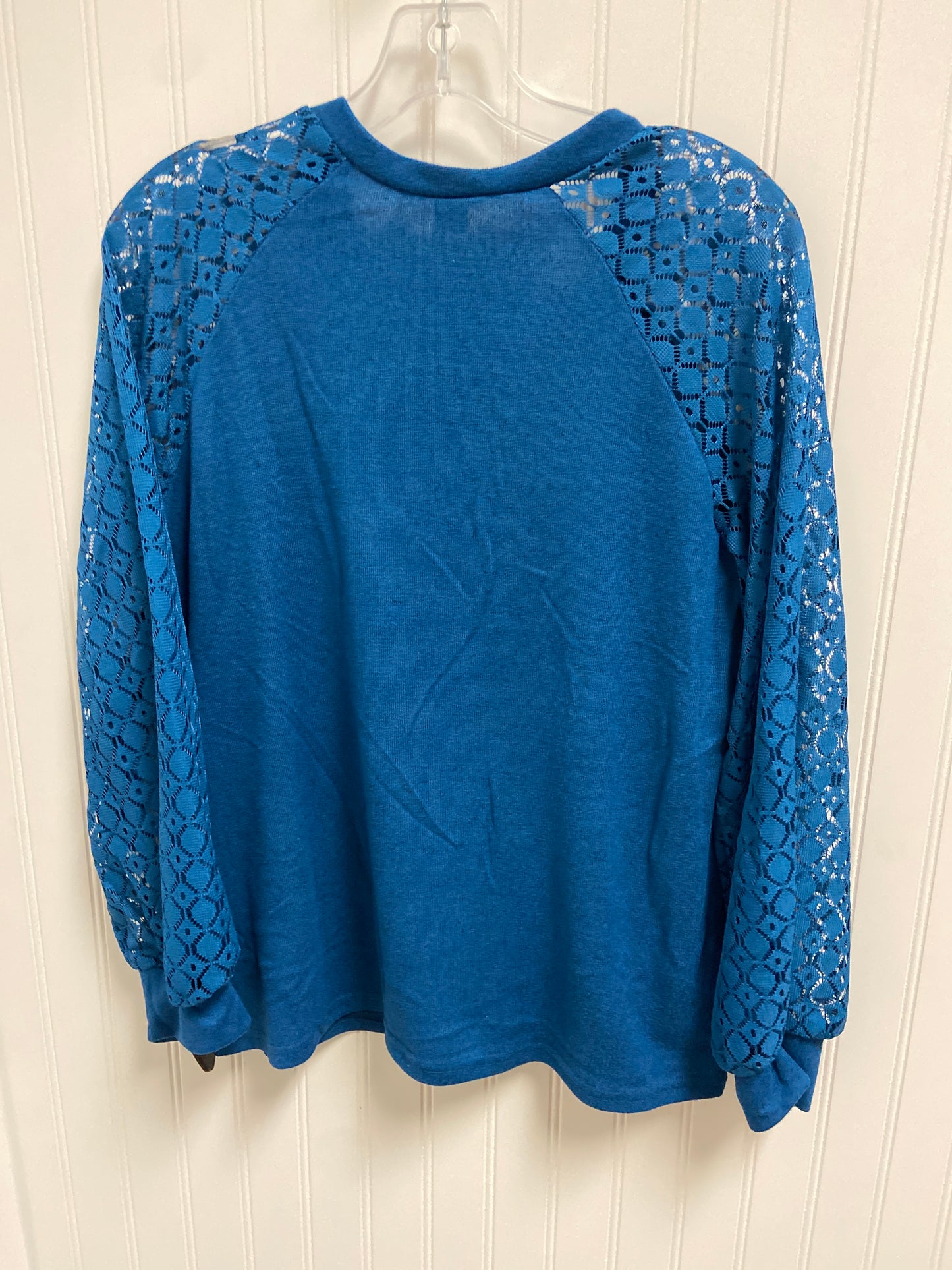 Top Long Sleeve By Clothes Mentor In Blue, Size: M