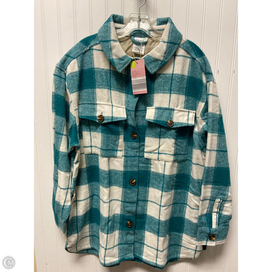 Jacket Other By Serra In Plaid Pattern, Size: M