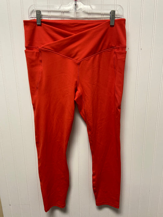 Athletic Pants By Fabletics In Red, Size: 12