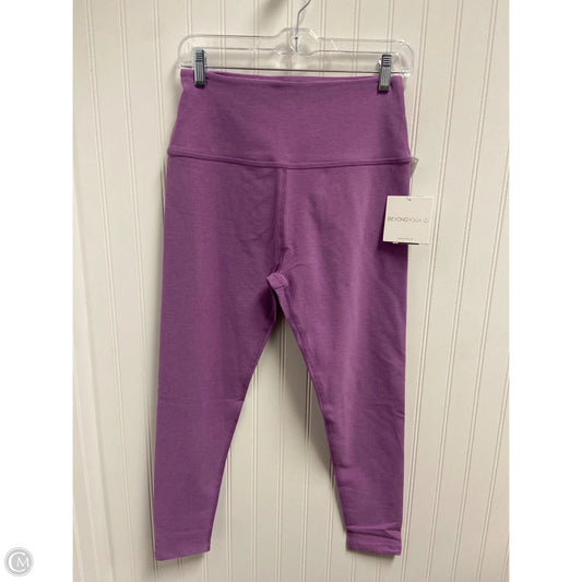 Athletic Leggings Capris By Beyond Yoga In Purple, Size: Xl