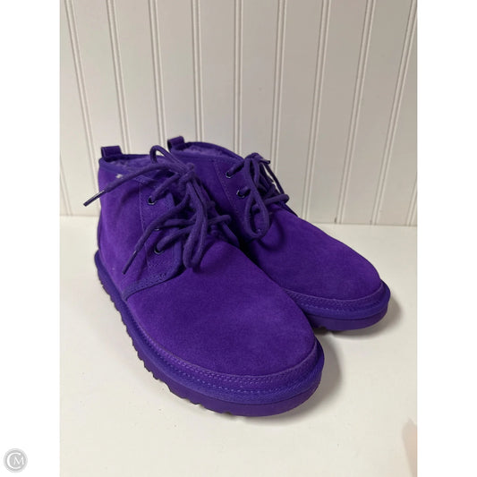 Boots Designer By Ugg In Purple, Size: 8