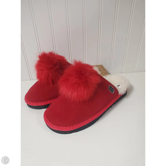 Slippers By Bearpaw In Red, Size: 8