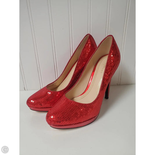 Shoes Heels Platform By Cole-haan In Red, Size: 6