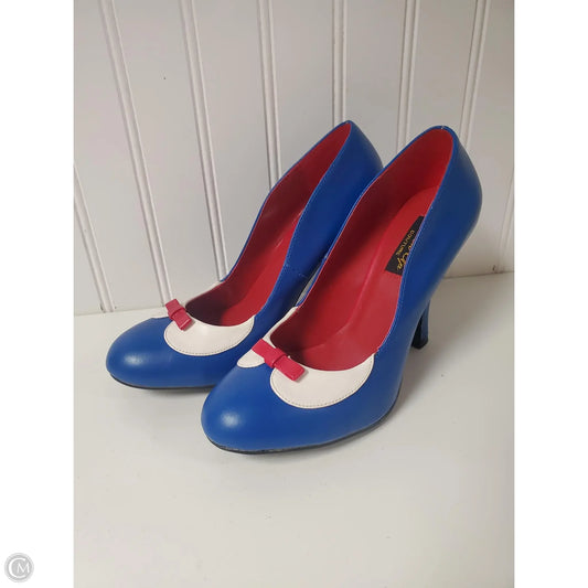 Shoes Heels Stiletto By Clothes Mentor In Blue & Red & White, Size: 6