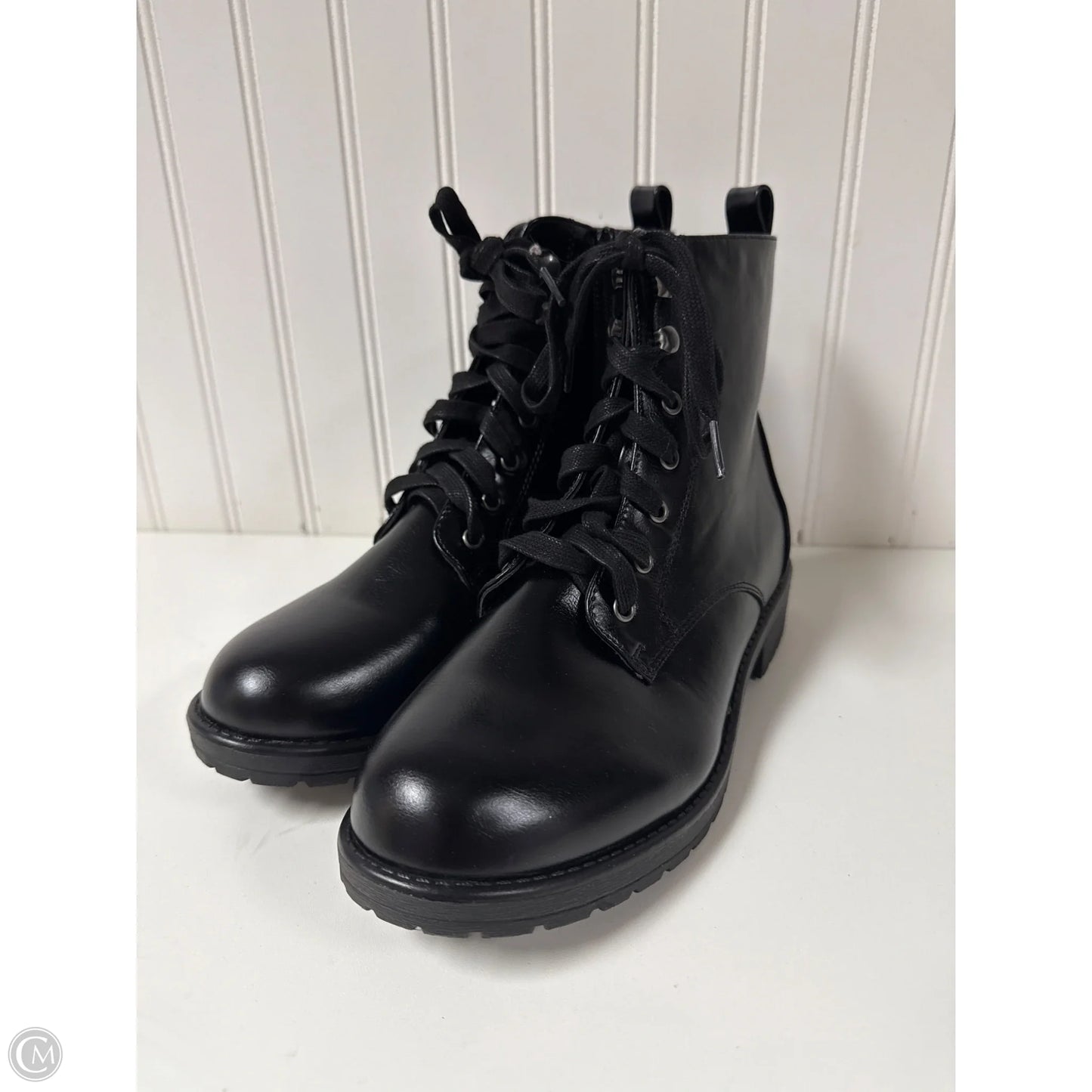 Boots Combat By Clothes Mentor In Black, Size: 8
