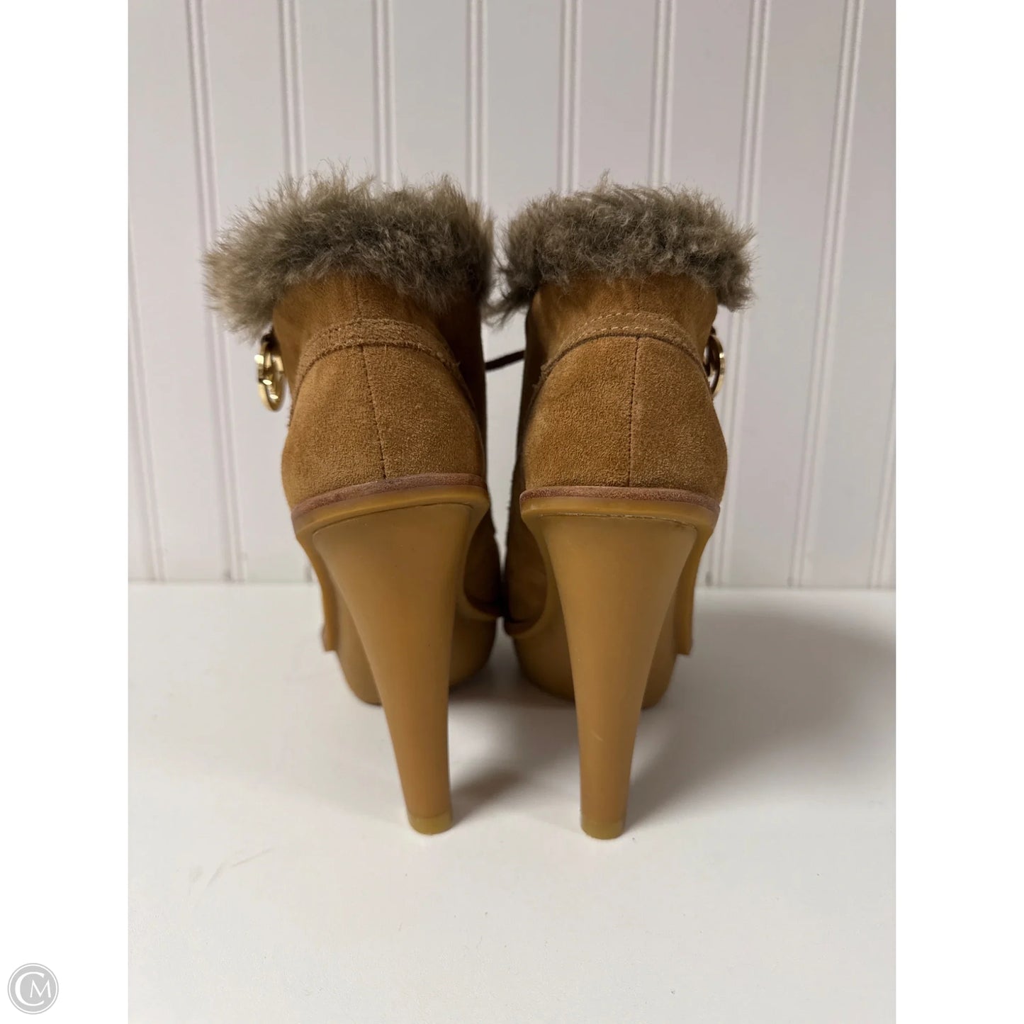 Boots Designer By Michael Kors In Tan, Size: 6