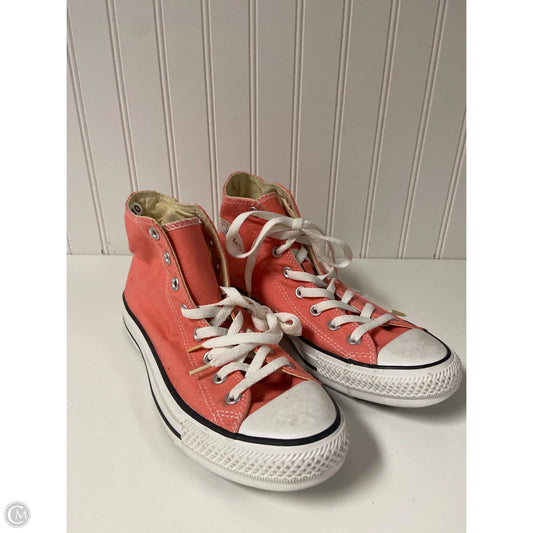 Shoes Sneakers By Converse In Peach, Size: 10
