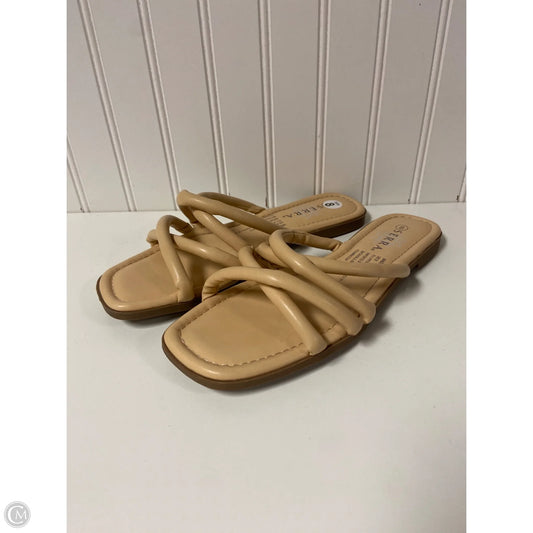 Sandals Flats By Serra In Tan, Size: 8