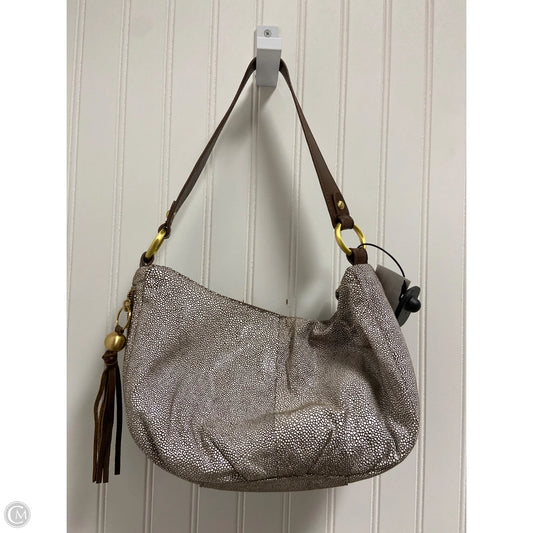 Handbag Leather By Hobo Intl, Size: Medium