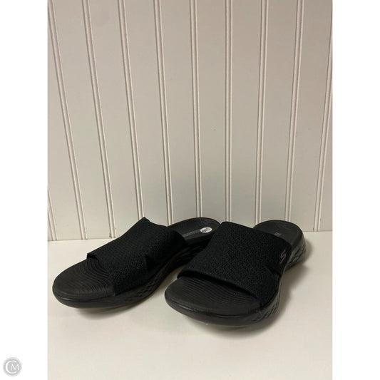 Sandals Flats By Skechers In Black, Size: 8