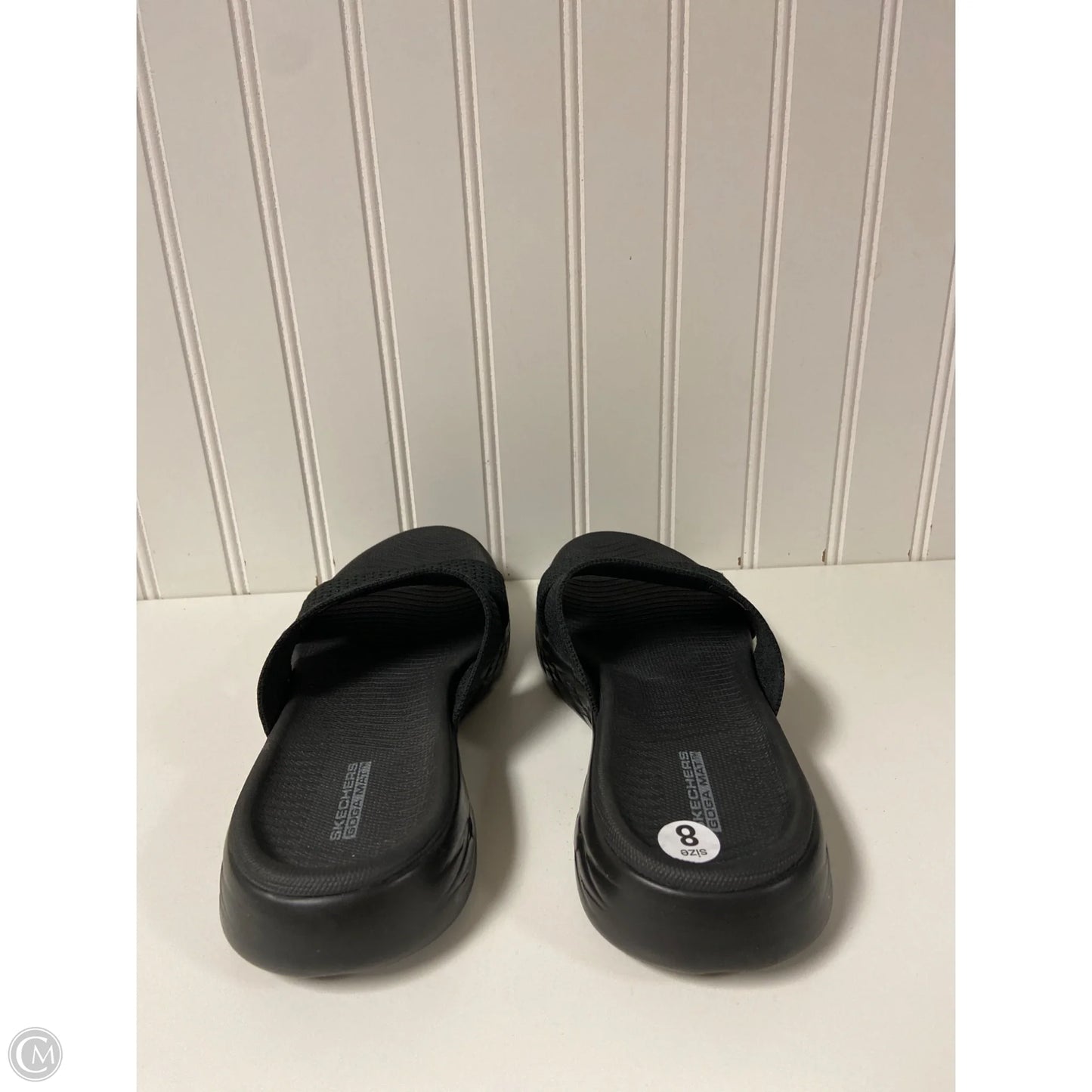 Sandals Flats By Skechers In Black, Size: 8