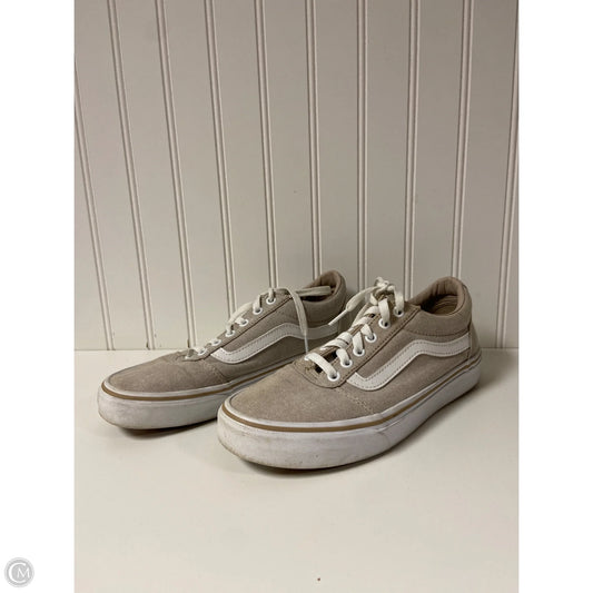 Shoes Sneakers By Vans In Beige, Size: 8.5