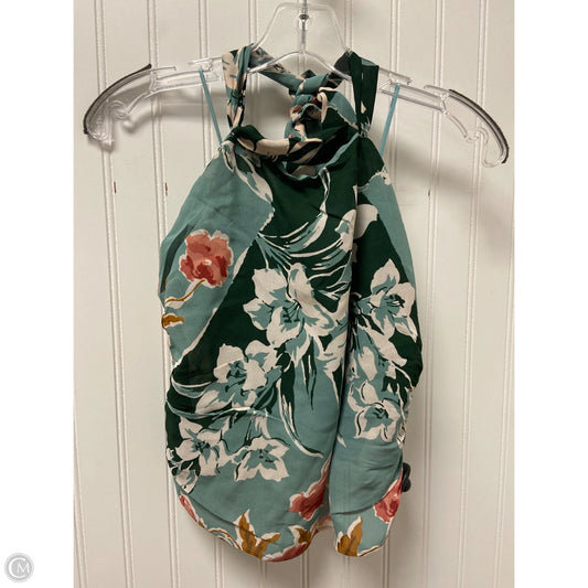Top Sleeveless By Reformation In Green, Size: S