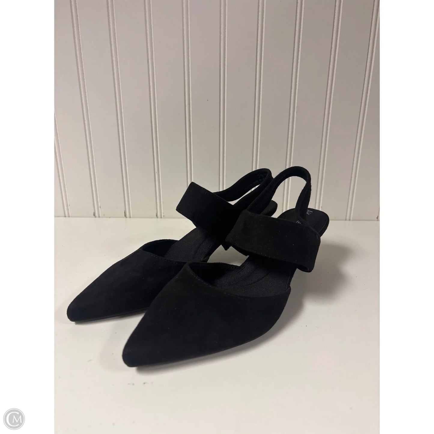 Shoes Heels Kitten By Anne Klein In Black, Size: 8