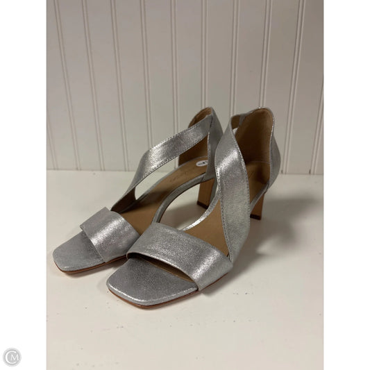 Sandals Heels Block By Bernardo In Silver, Size: 7