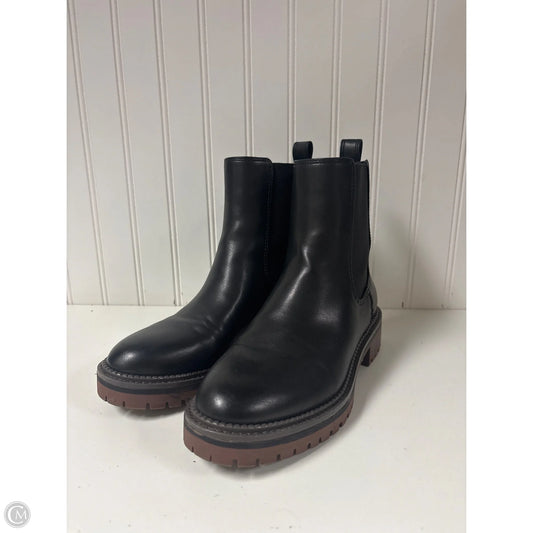 Boots Ankle Flats By Crown Vintage In Black, Size: 7