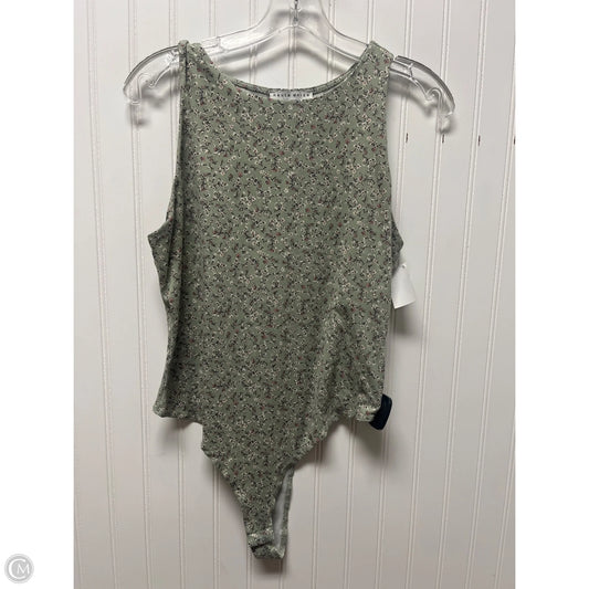 Bodysuit By Haute Monde In Green, Size: L